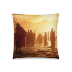 Exodus from Egypt Passover Pillow