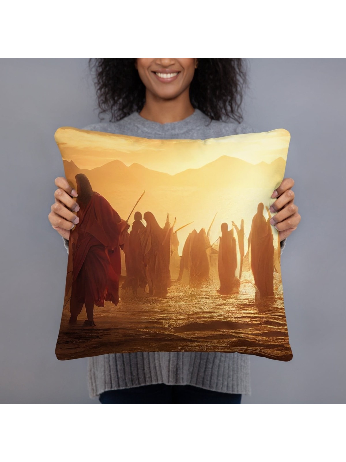 Exodus from Egypt Passover Pillow
