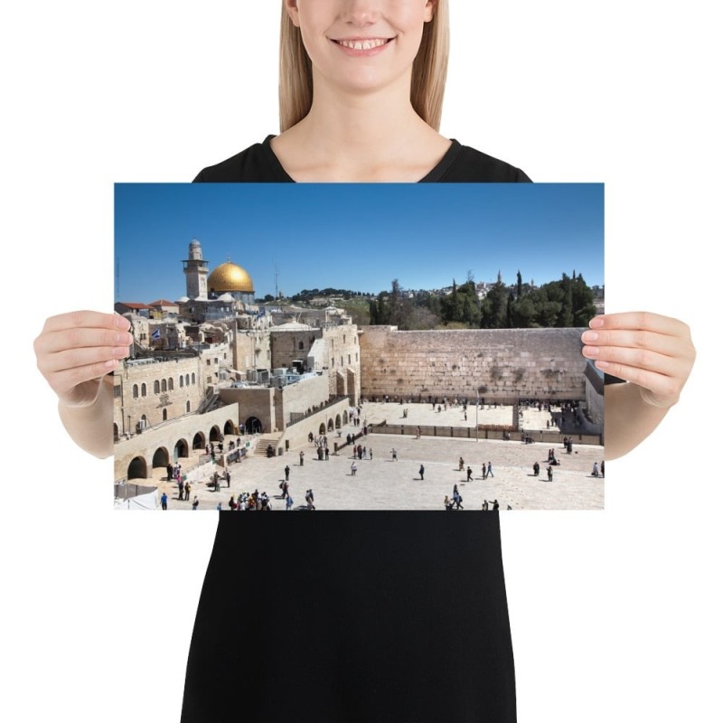 Kotel et Mont du Temple - Jérusalem Poster