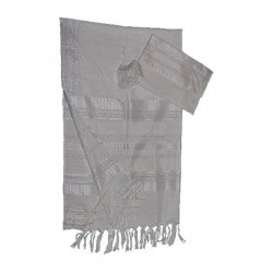 Gabrieli Handwoven White Silk Tallit S... | Gabrieli Hand Woven Tallit