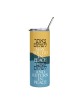 Stainless Steel Traveler's Prayer Tumbler (Yellow & Blue)