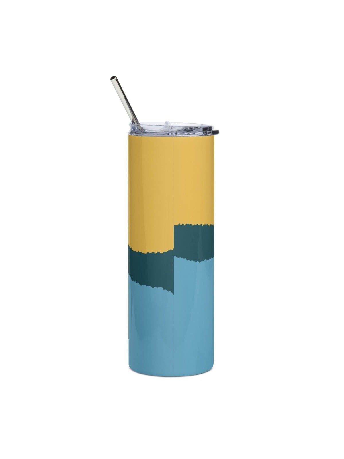 Stainless Steel Traveler's Prayer Tumbler (Yellow & Blue)