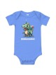 Hanukkah Menorasaurus Short Sleeve Baby Bodysuit Onesie