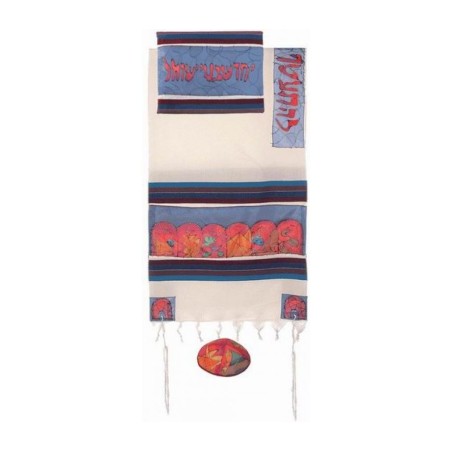 Yair Emanuel Woven Cotton and Hand Painte... | Jewish Gift from Israel