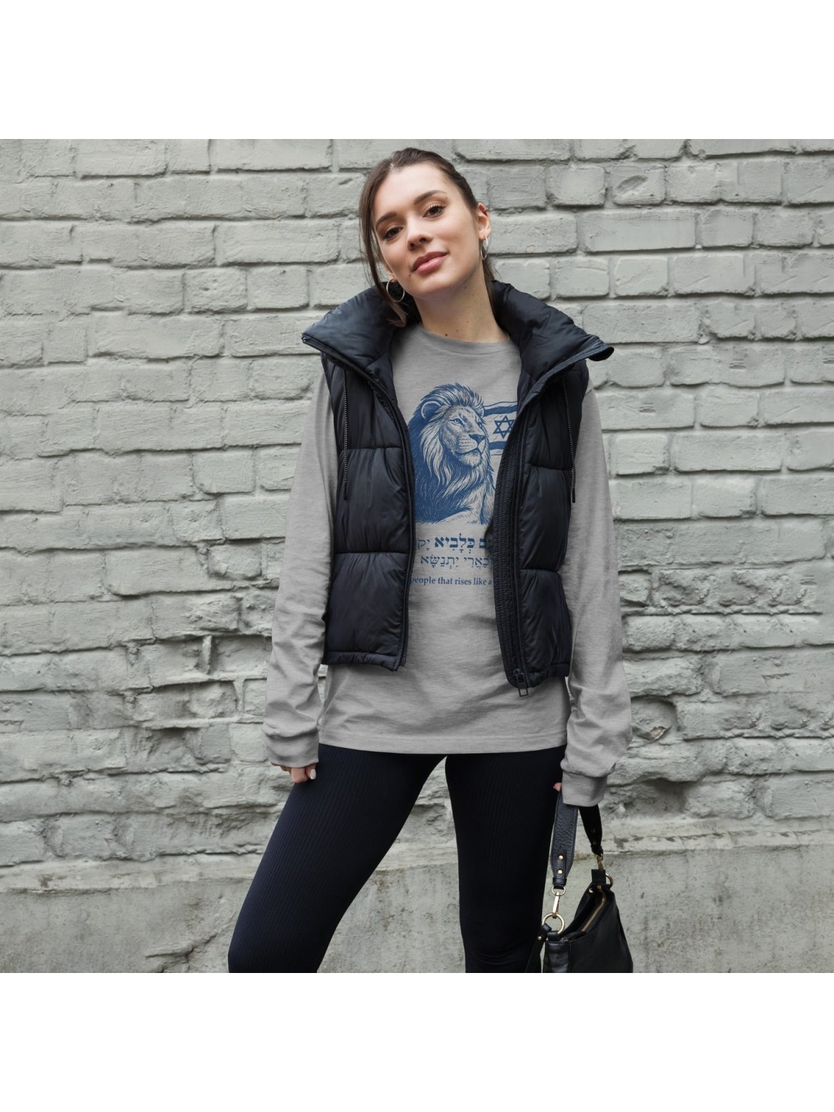 Un peuple qui s’élève comme un lion Unisex Long Sleeve Tee