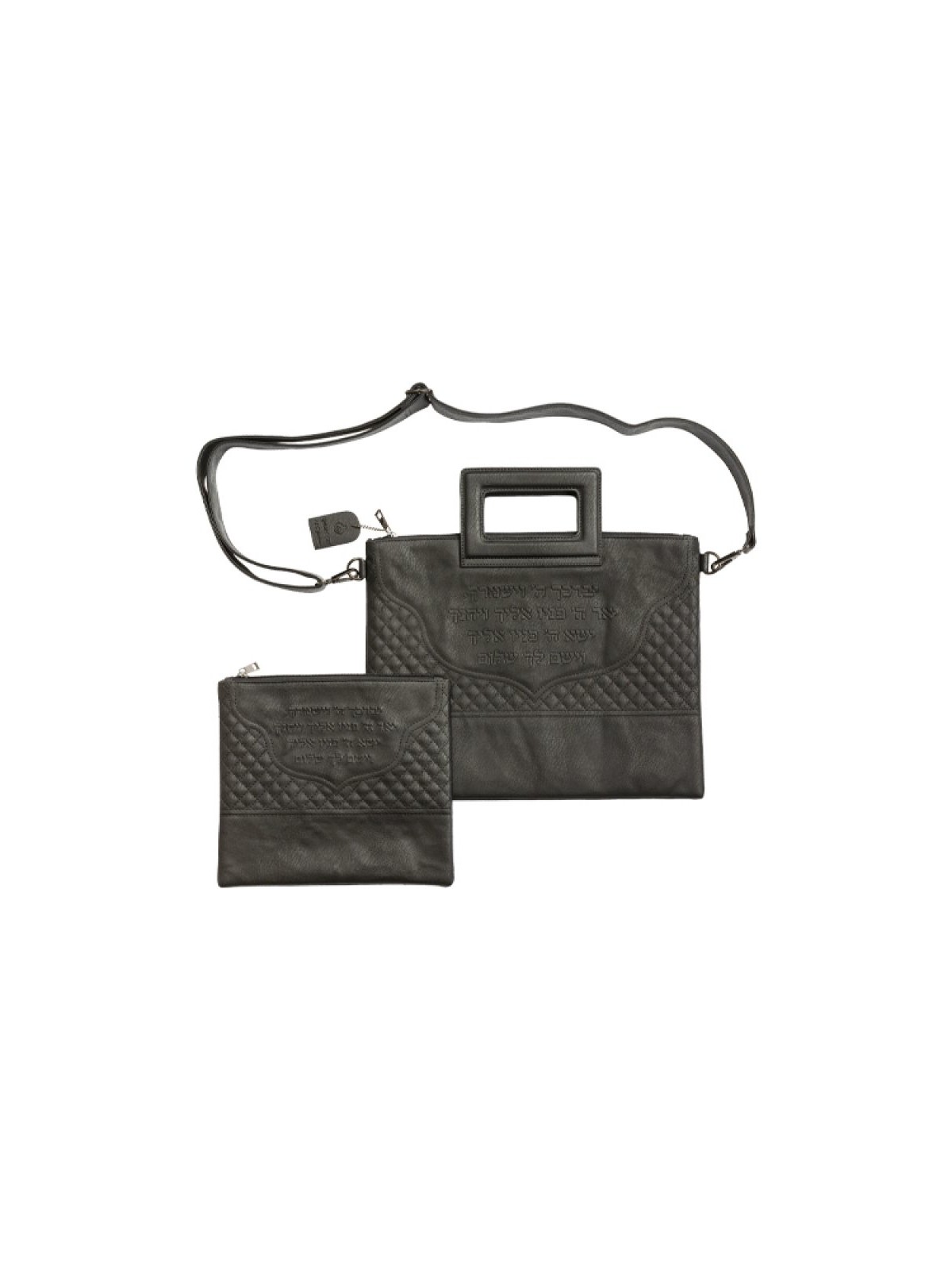 Faux Leather Tallit Tefillin Bag and Shou... | Jewish Gift from Israel