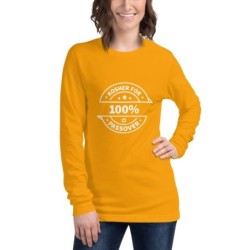 100% Kosher for Passover Unisex Long Sleeve Tee