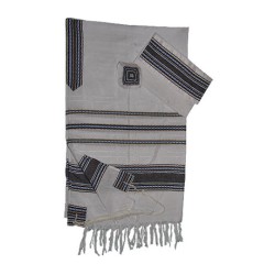 Gabrieli Handwoven White Silk Tallit S... | Gabrieli Hand Woven Tallit