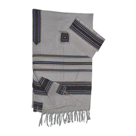 Gabrieli Handwoven White Silk Tallit S... | Gabrieli Hand Woven Tallit