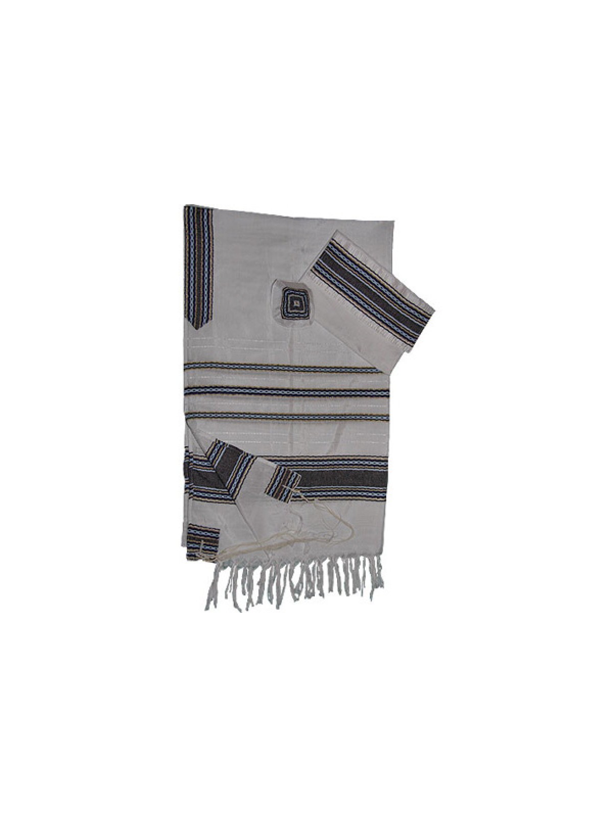 Gabrieli Handwoven White Silk Tallit S... | Gabrieli Hand Woven Tallit