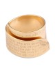 18K Gold-Plated Open Kabbalah Ring With 72 Names of God