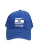Casquette drapeau d'Israël (bleu)