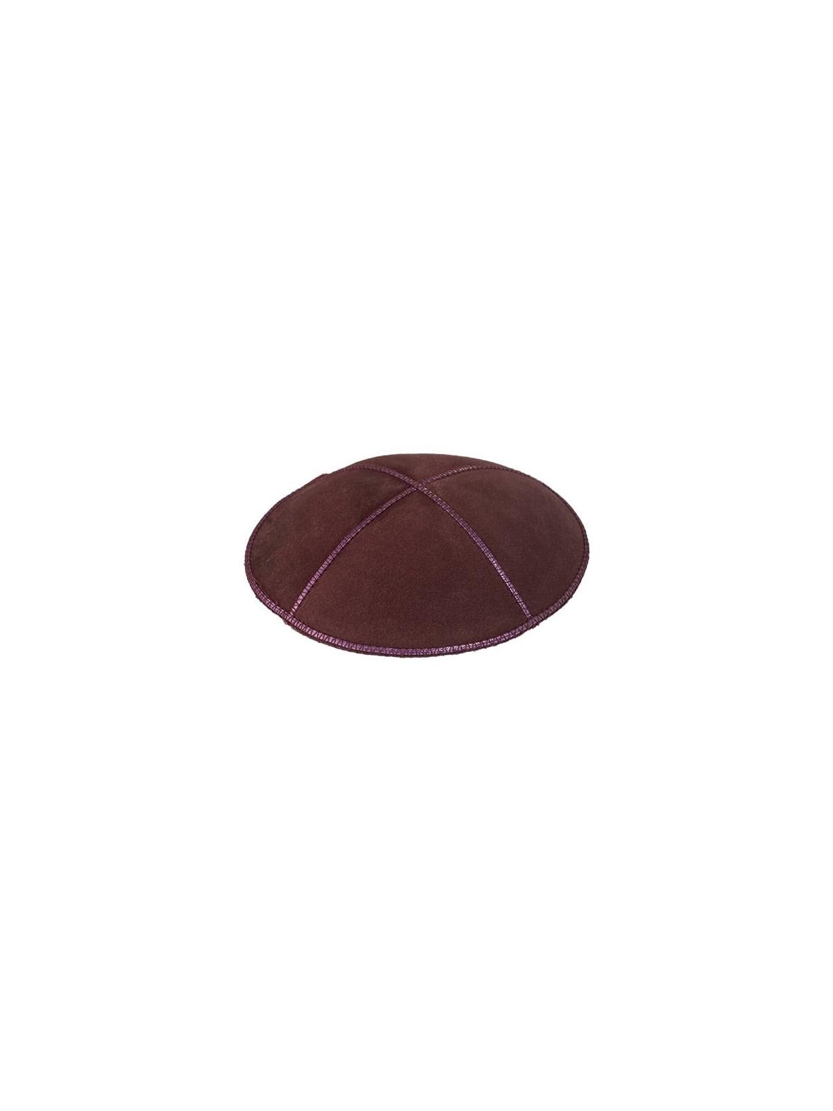 Wine Purple Suede Kippah