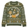 Happy Hanukkah Ugly Sweater - Funny 8-Day Festival Party Design - Gree