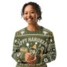 Happy Hanukkah Ugly Sweater - Funny 8-Day Festival Party Design - Gree