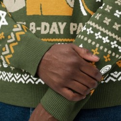 Happy Hanukkah Ugly Sweater - Funny 8-Day Festival Party Design - Gree