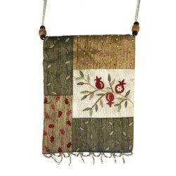 Yair Emanuel Applique Embroidered Bag - Pomegranates