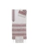 Rikmat Elimelech Handloom Woven White Mar... | Rikmat Elimelech Tallit