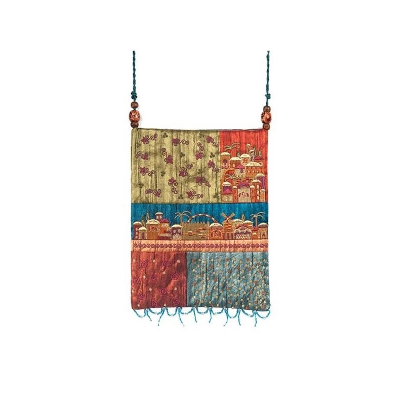 Jérusalem : Sac brodé avec appliques Yair Emanuel