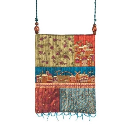 Jérusalem : Sac brodé avec appliques Yair Emanuel