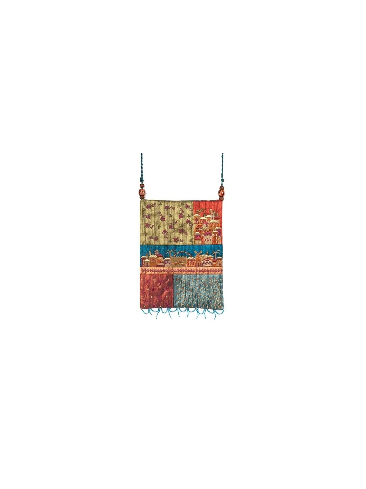Jérusalem : Sac brodé avec appliques Yair Emanuel