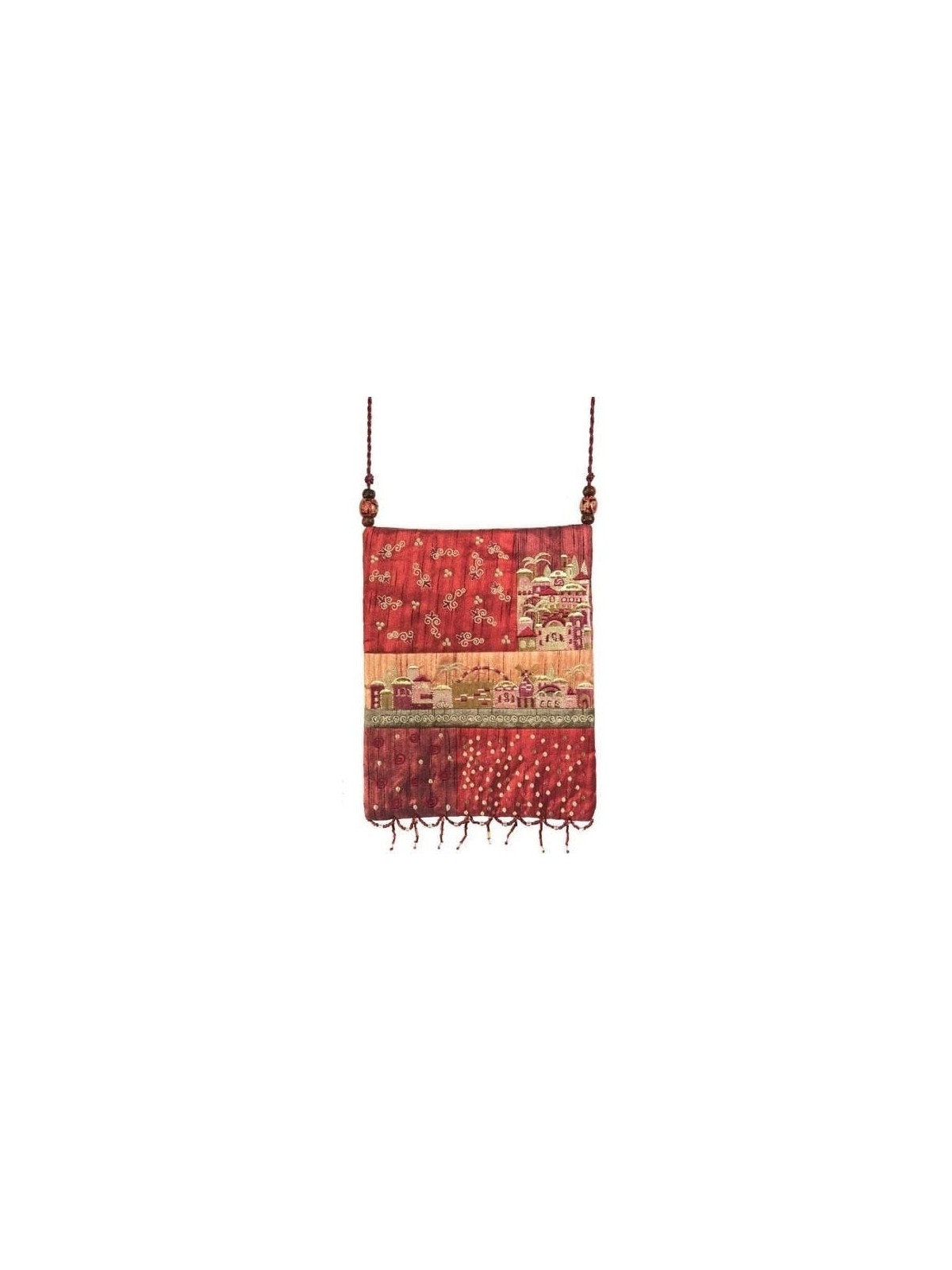 Jérusalem : Sac brodé avec appliques Yair Emanuel