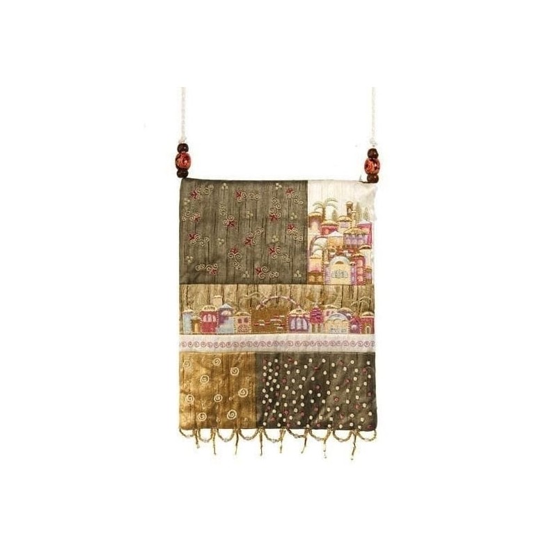 Jérusalem : Sac brodé avec appliques Yair Emanuel