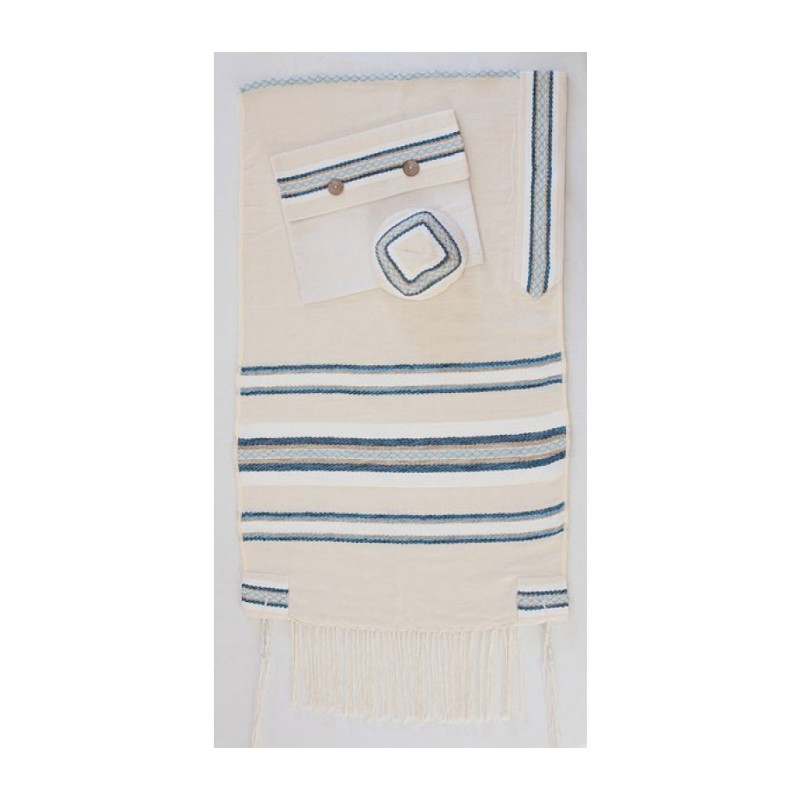 Weaving Creation Hand Woven Tallit Hochma... | Weaving Creation Tallit