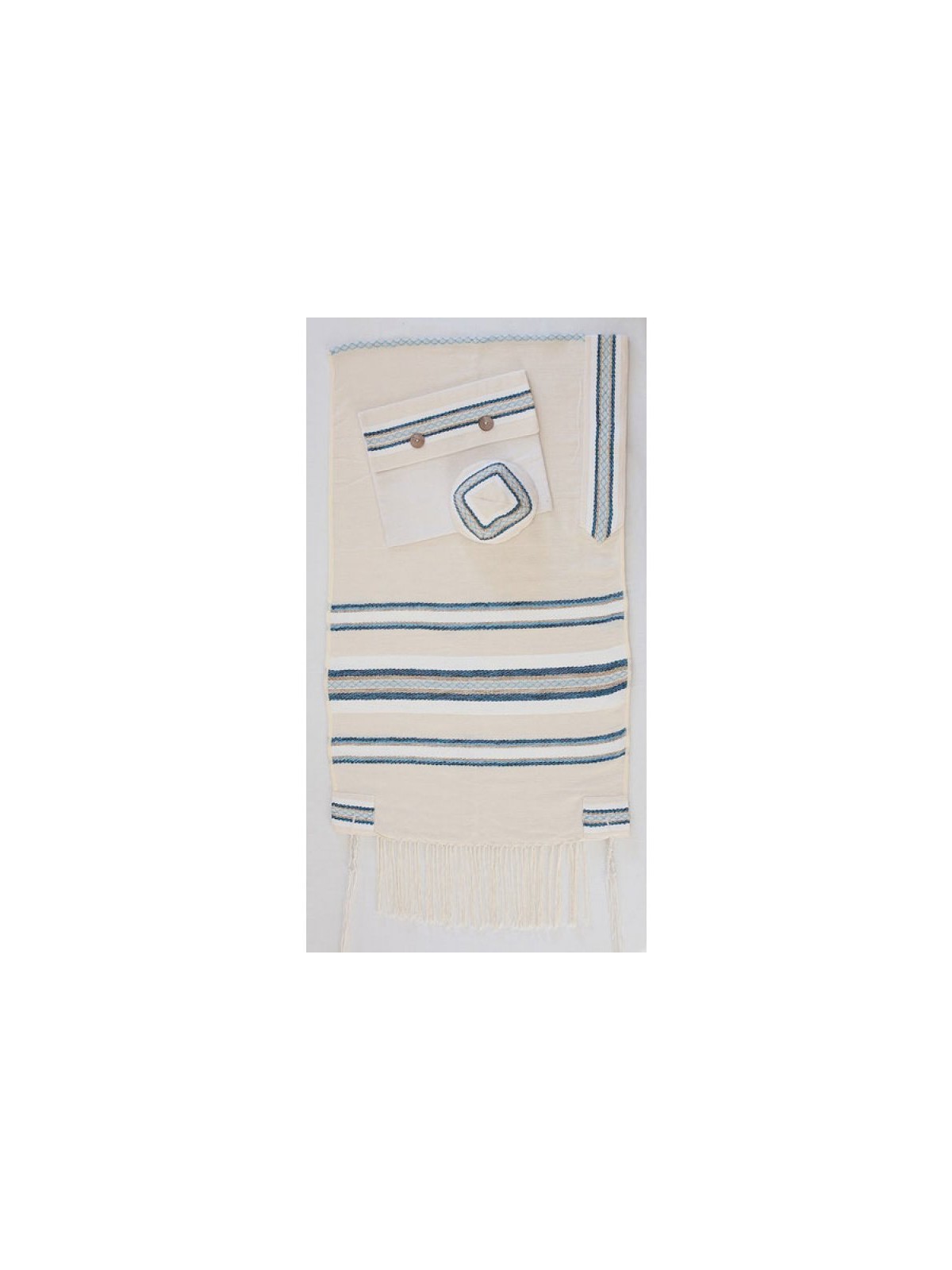 Weaving Creation Hand Woven Tallit Hochma... | Weaving Creation Tallit