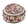 Yair Emanuel Embroidered Hat - Floral Nature Pattern