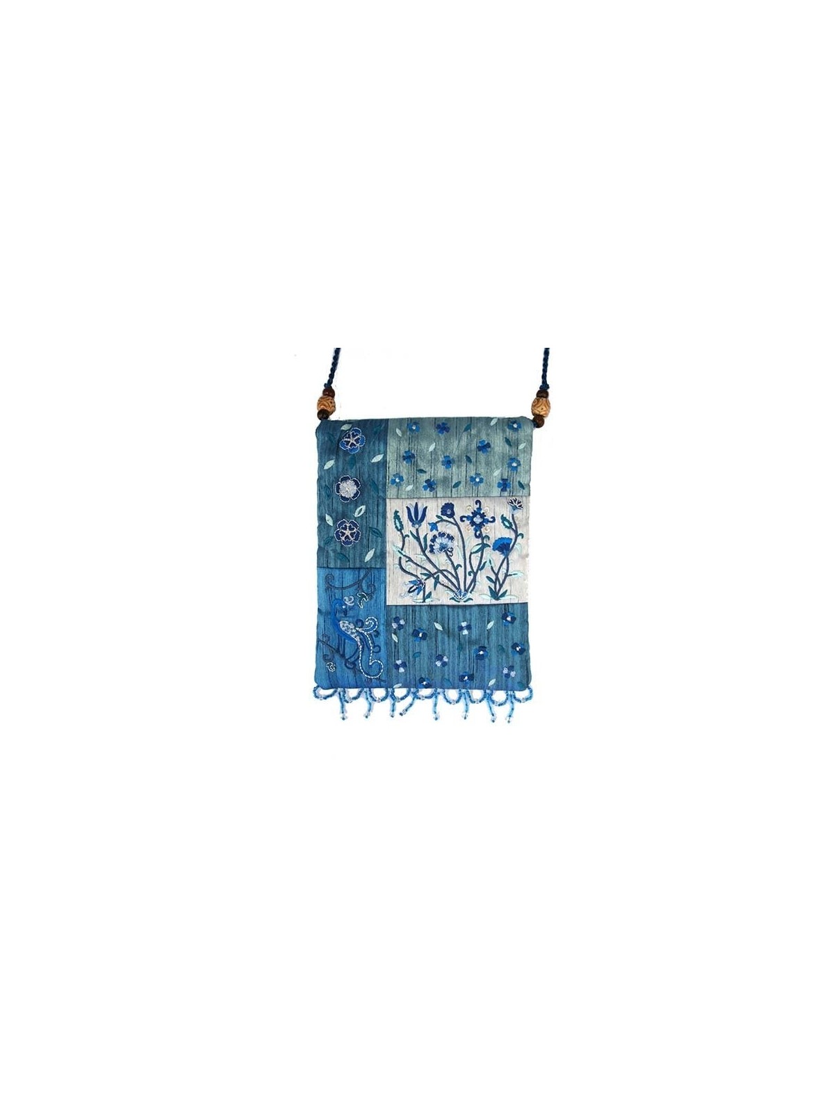 Sac Brodé Applique Yair Emanuel - Fleurs