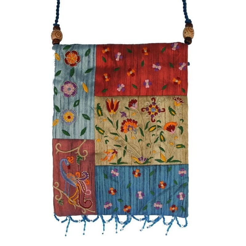 Sac Brodé Applique Yair Emanuel - Fleurs