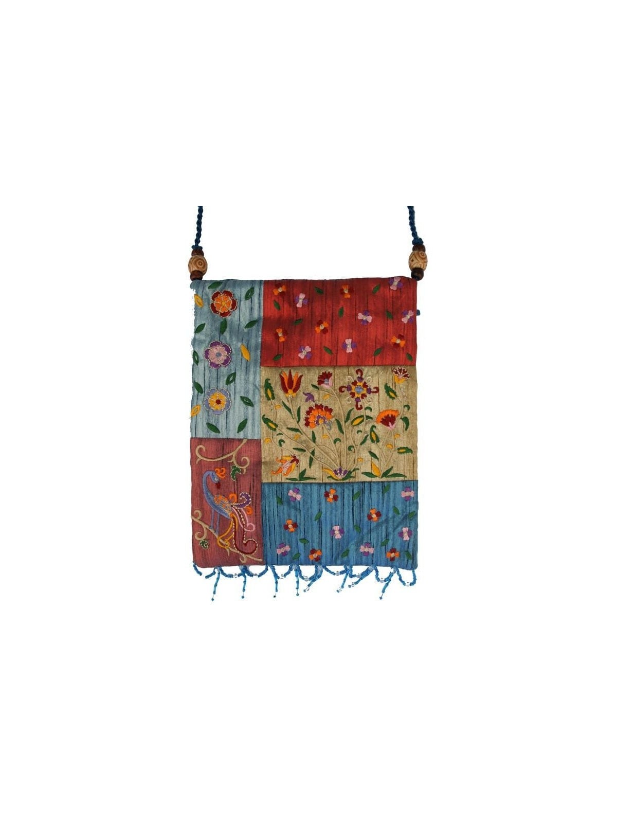 Sac Brodé Applique Yair Emanuel - Fleurs