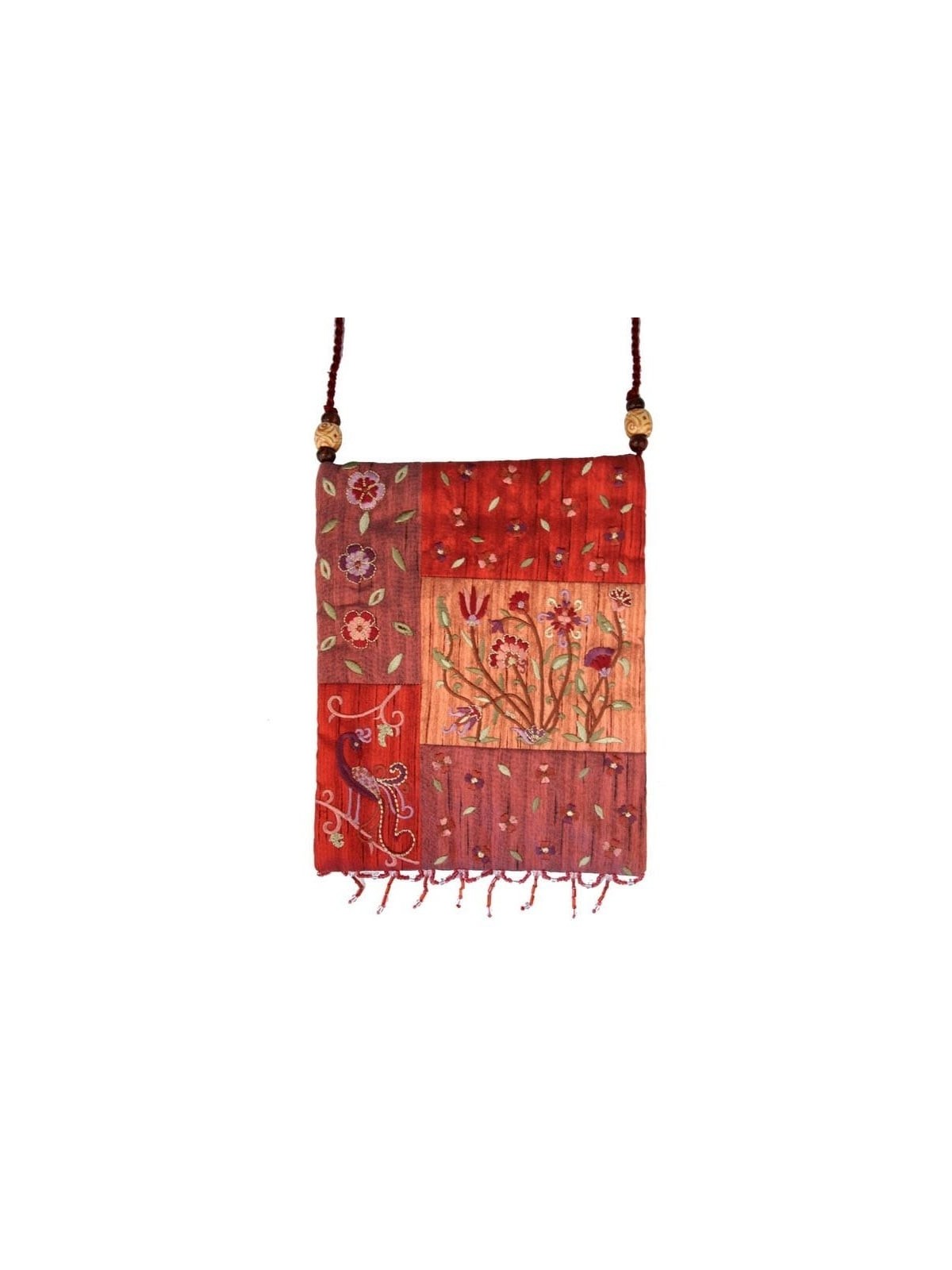 Sac Brodé Applique Yair Emanuel - Fleurs