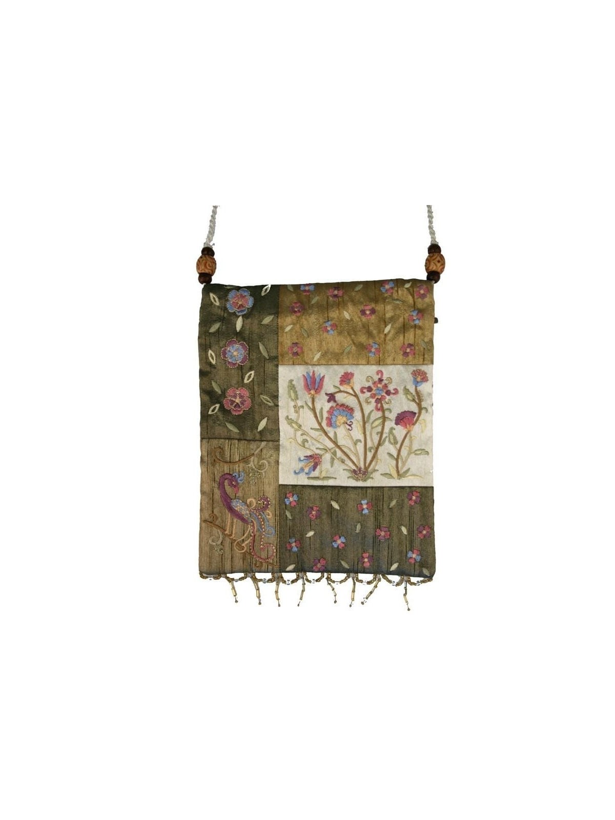 Sac Brodé Applique Yair Emanuel - Fleurs
