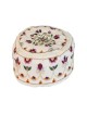 Yair Emanuel Embroidered Hat - Flowers White