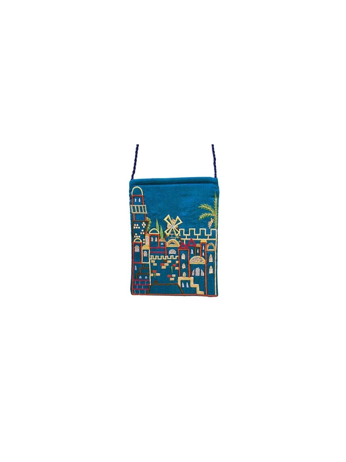 Jerusalem: Yair Emanuel Embroidered Passport Bag
