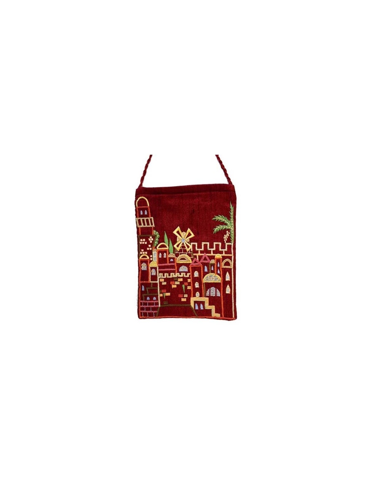 Jerusalem: Yair Emanuel Embroidered Passport Bag