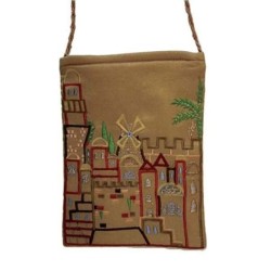 Jerusalem: Yair Emanuel Embroidered Passport Bag