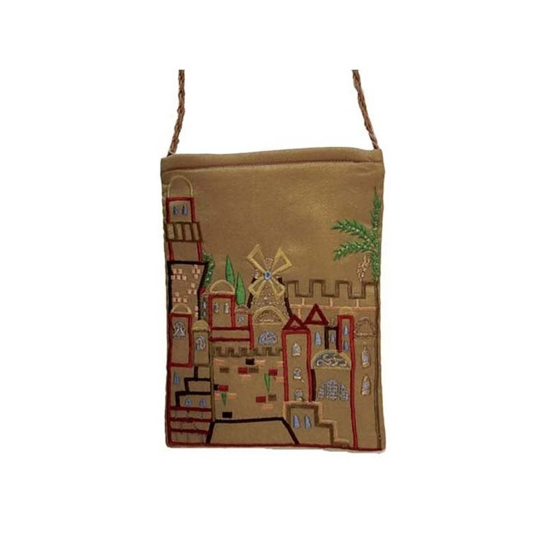 Jerusalem: Yair Emanuel Embroidered Passport Bag