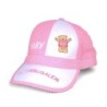 'I Love Jerusalem' Baby Baseball Cap with Teddy Bear