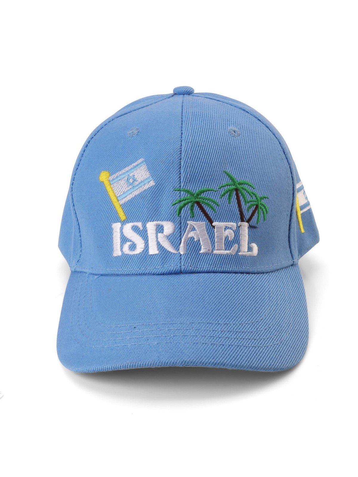 Casquette Israël avec drapeau et palmiers