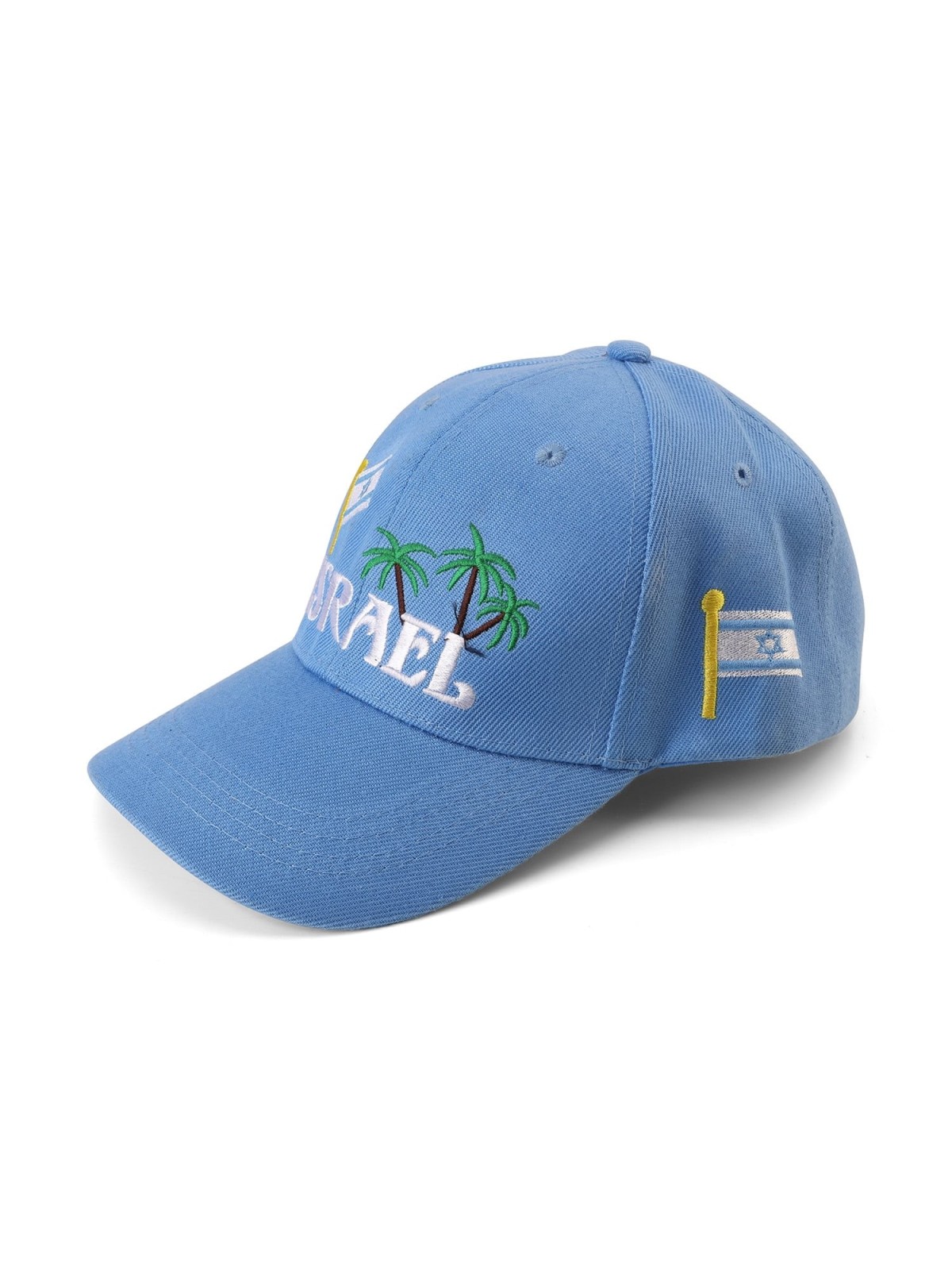 Casquette Israël avec drapeau et palmiers