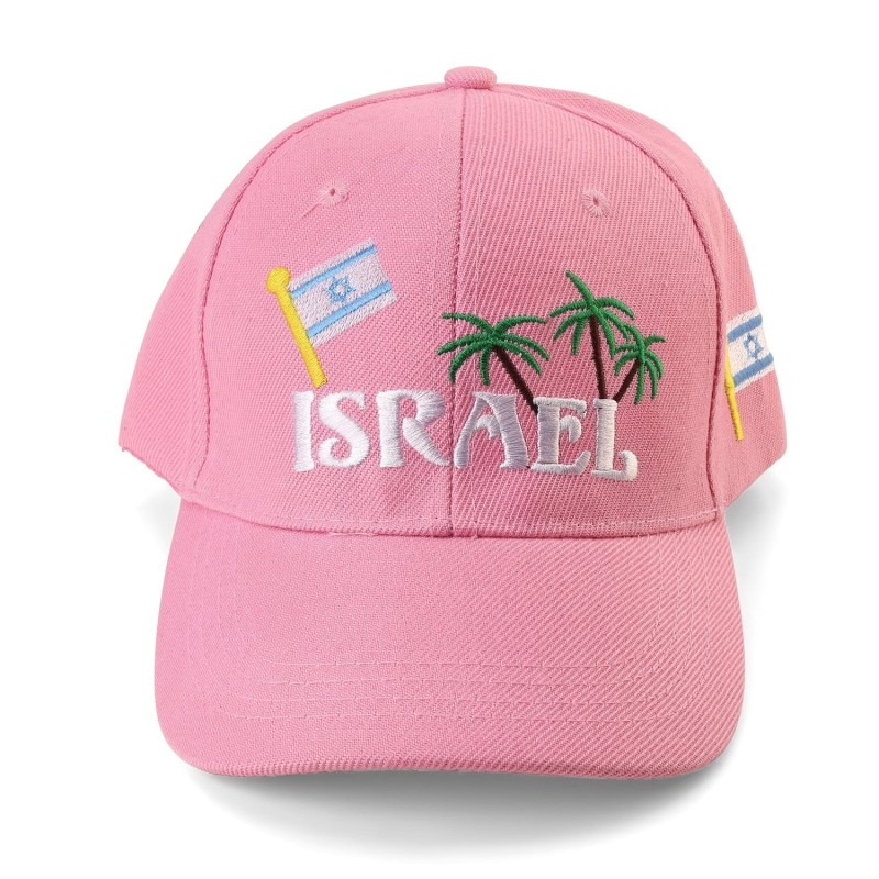 Casquette Israël avec drapeau et palmiers