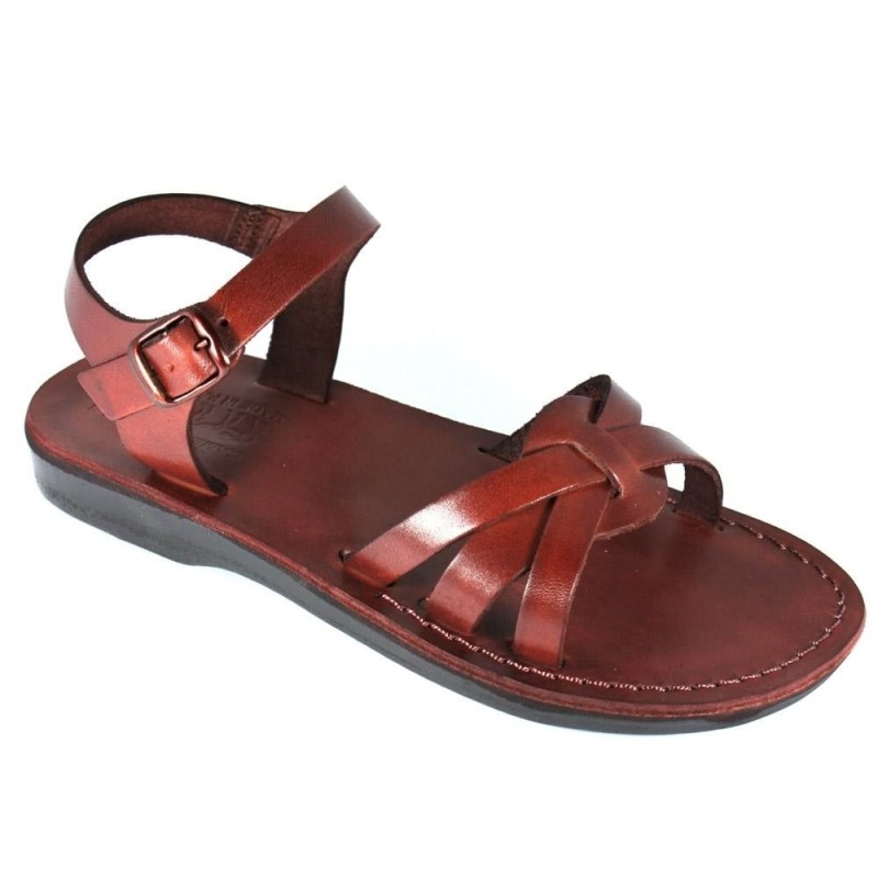 Sandales pour femmes en cuir faites à la main Merav