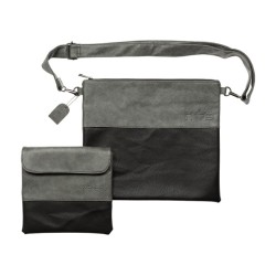 Two Tone Gray Faux Leather Tefillin and T... | Jewish Gift from Israel