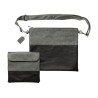 Two Tone Gray Faux Leather Tefillin and T... | Jewish Gift from Israel