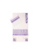 Ronit Gur Purple Insert Flower Design T... | Women Tallit Prayer Shawl