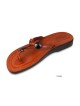 Naomi Handmade Leather Women's Sandals with Beads. Variety of Colors