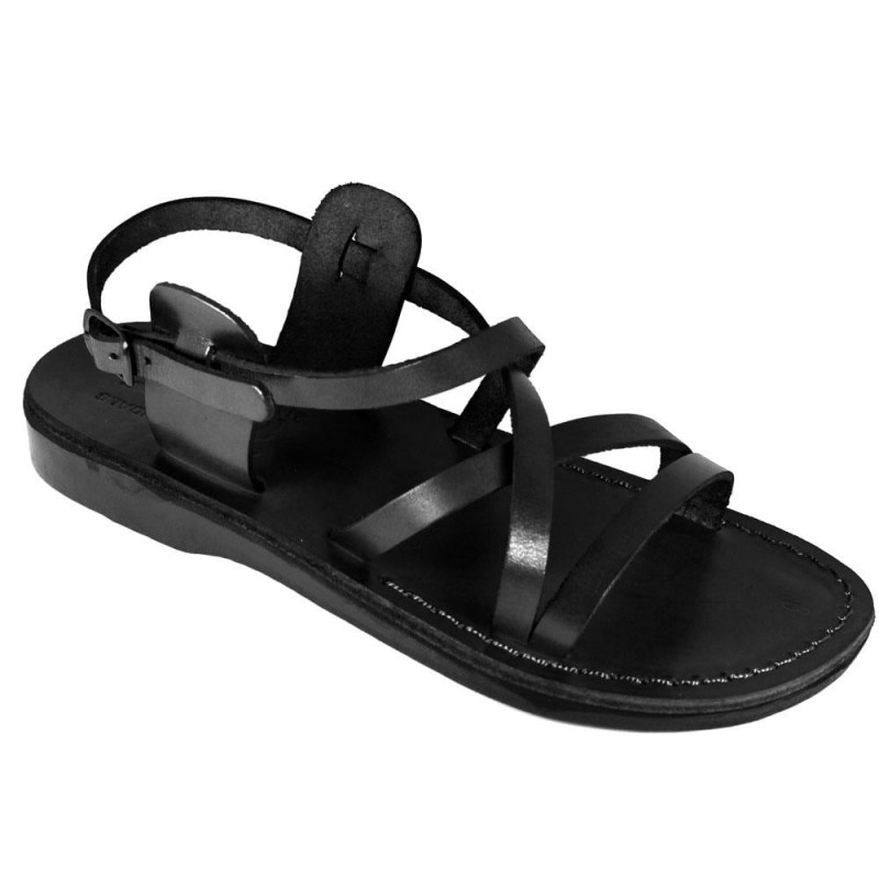 Sandales bibliques en cuir faites à la main